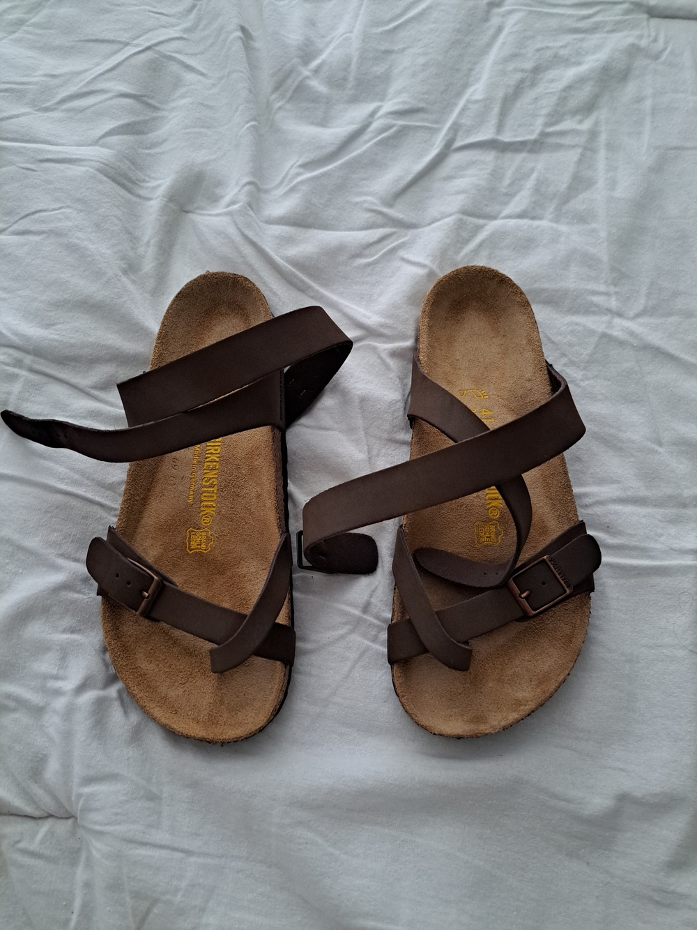 Brown Ankle Strap Sandals